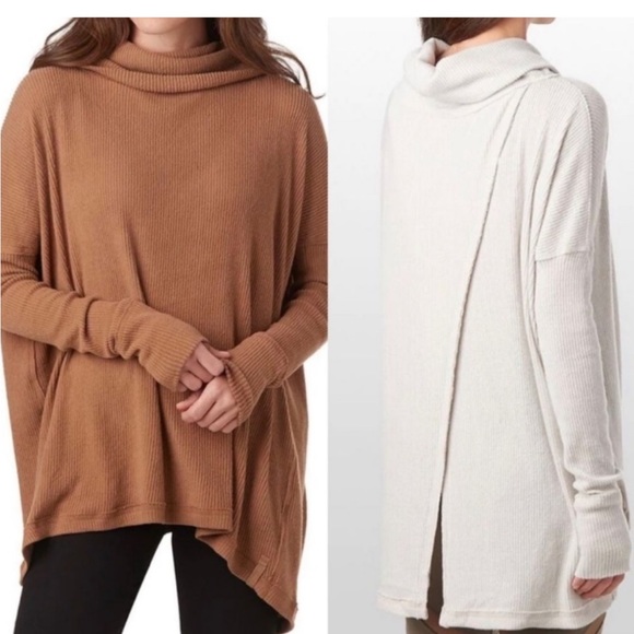 WE THE FREE | Free People long sleeve cowl neck sweater size medium - Picture 3 of 7